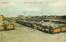 C-1910 Walters Oklahoma Cotton Yard Zimmerman B2930A1 Postcard 25-553 picture
