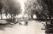 Boating at Cherry Beach MI Michigan RPPC Photo Postcard COPY picture