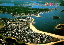 Wareham, MA Massachusetts  ONSET BEACH & HOMES  Aerial View  4X6 Postcard picture