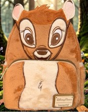 Loungefly Disney Parks Bambi Plush Cosplay Mini Backpack BNWT Exclusive Rare picture