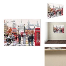 Trademark Fine Art London Collage Canvas Art 24x32 picture