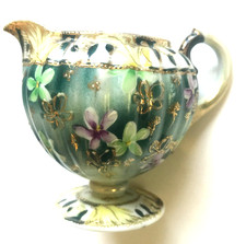 UNMARKED ORNATE NIPPON STYLE CREAMER WITH MORIAGE picture