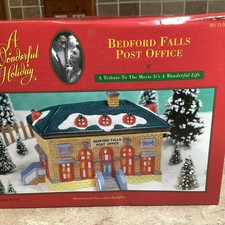 It's a Wonderful Life Holiday Village - Bedford Falls Post Office - NEW picture