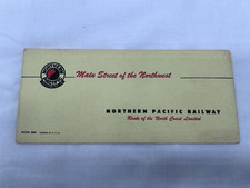 VTG 1950s NP Northern Pacific Railroad ink blotter North Coast Limited - unused picture