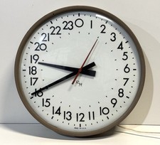 Vintage Military Time 24 Hour Electric Wall Clock picture