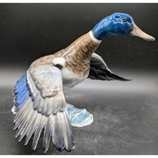 DEFECTIVE Rosenthal Germany Porcelain Mallard Duck Figurine 1577 Hand Pa G3D picture
