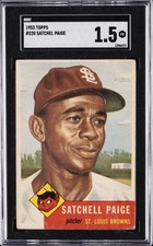 1953 TOPPS #220 SATCHEL PAIGE SGC 1.5 picture