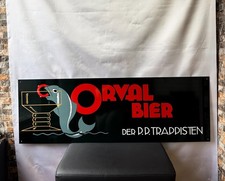 Orval Bier – Der P.P. Trappisten Vintage Heavy Metal Sign 118×40 cm /46.5”×15.7” picture
