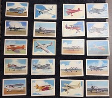 VINTAGE 1930's Wings CIGARETTE CARDS Set Of 20 picture