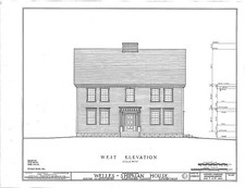 Photo:South Glastonbury CT Welles-Shipman House 1930s West Elevation HABS picture