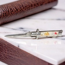 1950s Yasuo Imai Seki Japan Bullfighter & Matador Swing Guard Folding Knife picture
