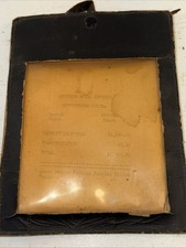 Vintage Cool Chrysler Dealer Car Invoice Window Sticker Leather Hang Bag Windsor picture