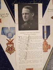 Lt. CHARLES HOWARD CALLAWAY Killed in Crash of USS Akron (ZRS-4) Signed USNA Pic picture