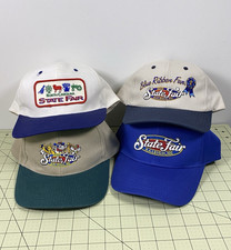 Lot of 4 Vtg North Carolina State Fair Hat Collection Raleigh North Carolina Cap picture