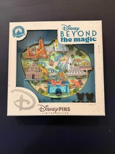 Disney D23 2026 Beyond the Magic Disneyland Park Map Jumbo Pin DLR LE 500 picture