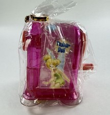 Vtg Disney Tinker Bell Crank Pencil Sharpener Pink Desk Sharpener NOS picture