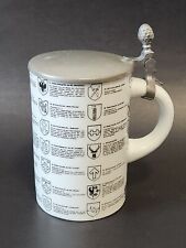 Rare Vintage Rein Zinn 38 Divisionen Der Waffen-SS Mug - Pewter Lid  & Ceramic picture