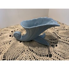 Vintage Abingdon Pottery Cornucopia Vase Planter picture