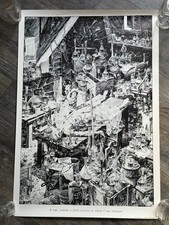 BERNIE WRIGHTSON Poster Vintage 1992 Frankenstein Laboratory Glimmer Graphics picture