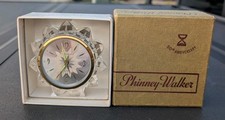 Vintage Phinney-Walker 50th Anniversary Lucite Alarm Clock Germany Box PW19 picture