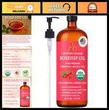Rosehip Oil – USDA Organic 100% Pure, Cold-Pressed & Unrefined, Rosehip Oil for picture