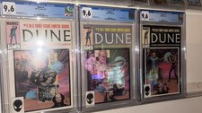 1985 Marvel DUNE CGC LOT 1,2,3 Full Set Comics CGC 9.6 All White Pages picture
