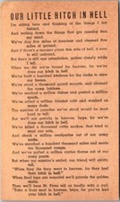 Vintage Postcard c1915 Our Little Hitch In Hell Poem Phrase Texas TX US BondsJN5 picture