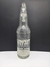Wright Root Beer ACL Soda Bottle New Orleans, LA Washington Ice-Royal Products picture