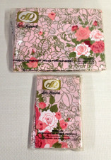 Vintage Lady Pepperell Miralux - 1 Double Fitted Sheet & Pillowcases -Roses NEW picture