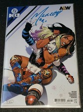 AEW / DC KO signed by MERCEDES MONE - DC COMICS - HARLEY QUINN picture