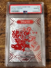 2023 Kakawow Disney 100 Mickey Mouse Paper Cut /159 PSA 10 Gem Mint #12 LOW POP picture