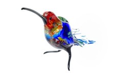 Hummingbird Hand Blown Art Glass Figurine Murano Handmade 3.5*2*4 inch picture