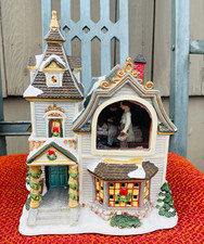NORMAN ROCKWELL SATURDAY EVENING POST CHRISTMAS VILLAGE BOX FREEDOM FROM FEAR picture