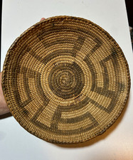 Vintage Tohono O'odham Coiled Basket Bowl 7
