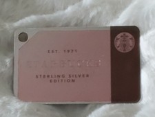 Sterling Silver 925 Starbucks 2014 SS Edition Gift Card Keychain 22.15g picture