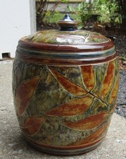 1890s Stunning Royal Doulton Tobacco Jar Humidor 5.75