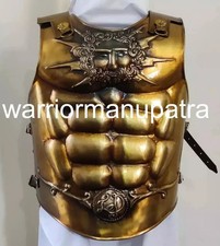 18ga Steel Medieval Armor Roman Cuirass Reenactment Knight Antique Breastplate picture