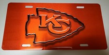 Kansas City Chiefs License Plate  picture