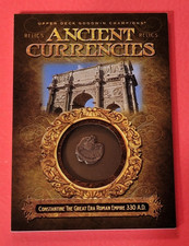 ANCIENT CURRIENCIES Constantine The Great ERA ROME EMPIRE 330 AD COIN RELIC CARD picture