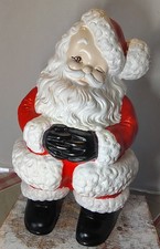 Vintage Atlantic Mold Santa Claus Ceramic Figure 14