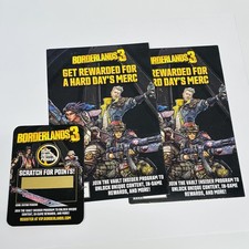 Borderlands 3 E3 Scratch Code Promo Swag Con Convention Vault Insider Program picture