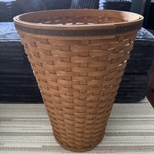 RARE Longaberger 2007 Tour With Me Banker's Waste Basket Signed  picture