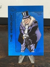 2025 Skybox Metal Universe Batman High Series PMG Blue 12/50 The Penguin #109 picture