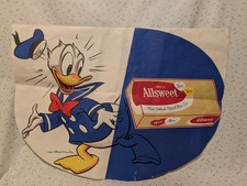 VTG Disney Donald Duck Advertisement  Swift's Margarine Grocery Poster Sign picture