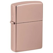 Zippo 49190 Rose Gold High Polish Windproof Lighter Classic USA Made New In Box picture