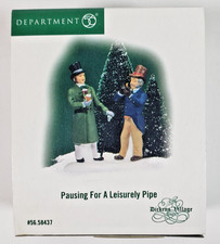 Department 56 Dickens Village Pausing For A Leisurely Pipe Figure 56.58437 picture