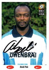 Abedi Pele 1860 Munich Olymp. Marseille Lyon Lille Torino 73x Ghana Version 1st picture