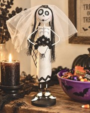 Pier 1 Metal Skeleton Princess Bride Collectible Halloween Figurine Decor picture