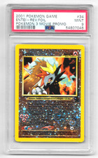 2001 Pokemon 3 Movie Promo Entei Reverse Foil #34 PSA 9 picture