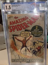 Amazing Spiderman 1 1963 CGC 1.5 Silver Age Grail Custom Label picture